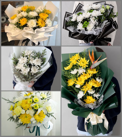 贵州贵阳云岩区黔灵镇白事花束代送